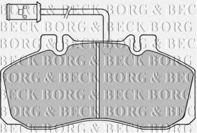 BORG & BECK bbp1362 -  Комплект тормозных колодок, дисковый тормоз